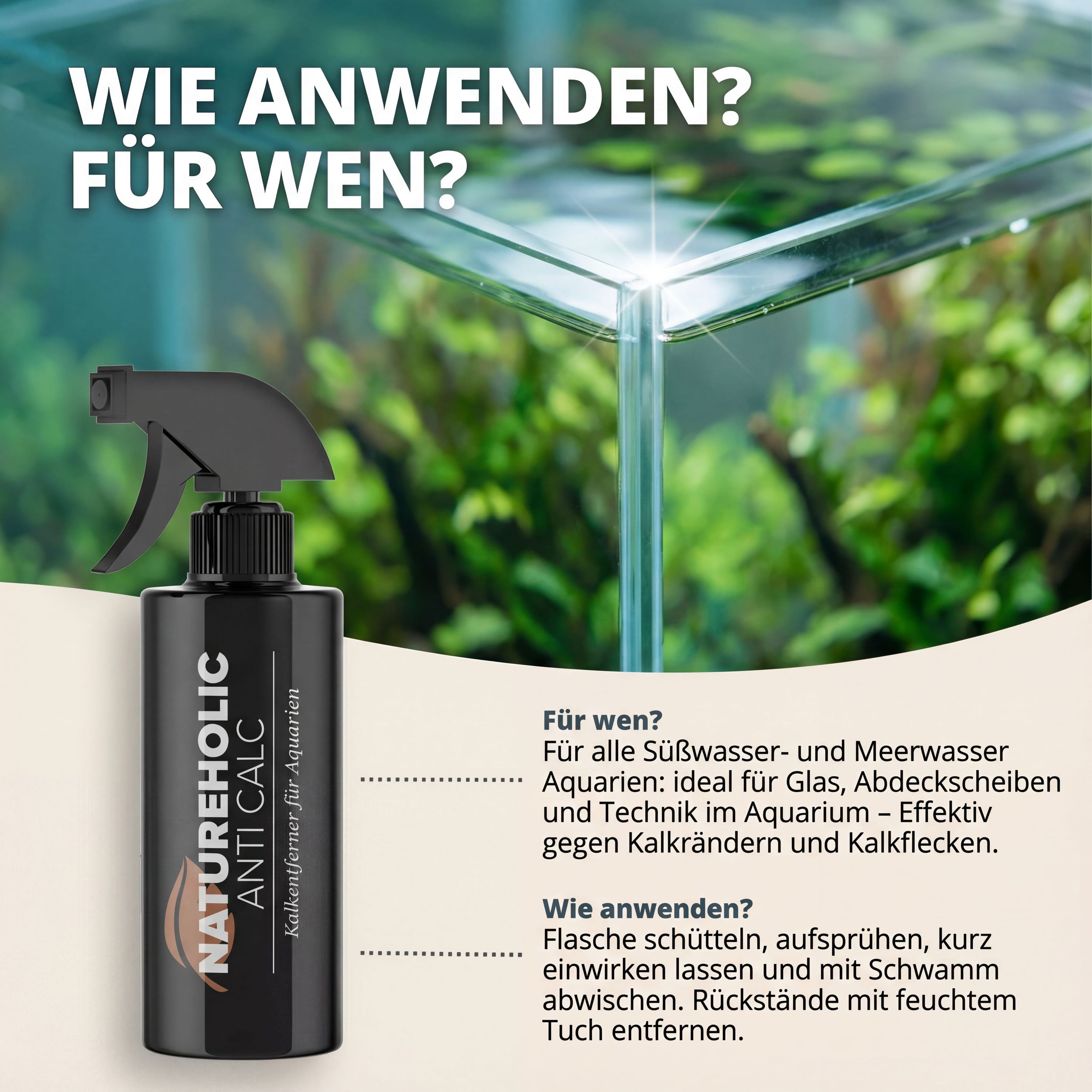 Kalkreiniger für Aquarien