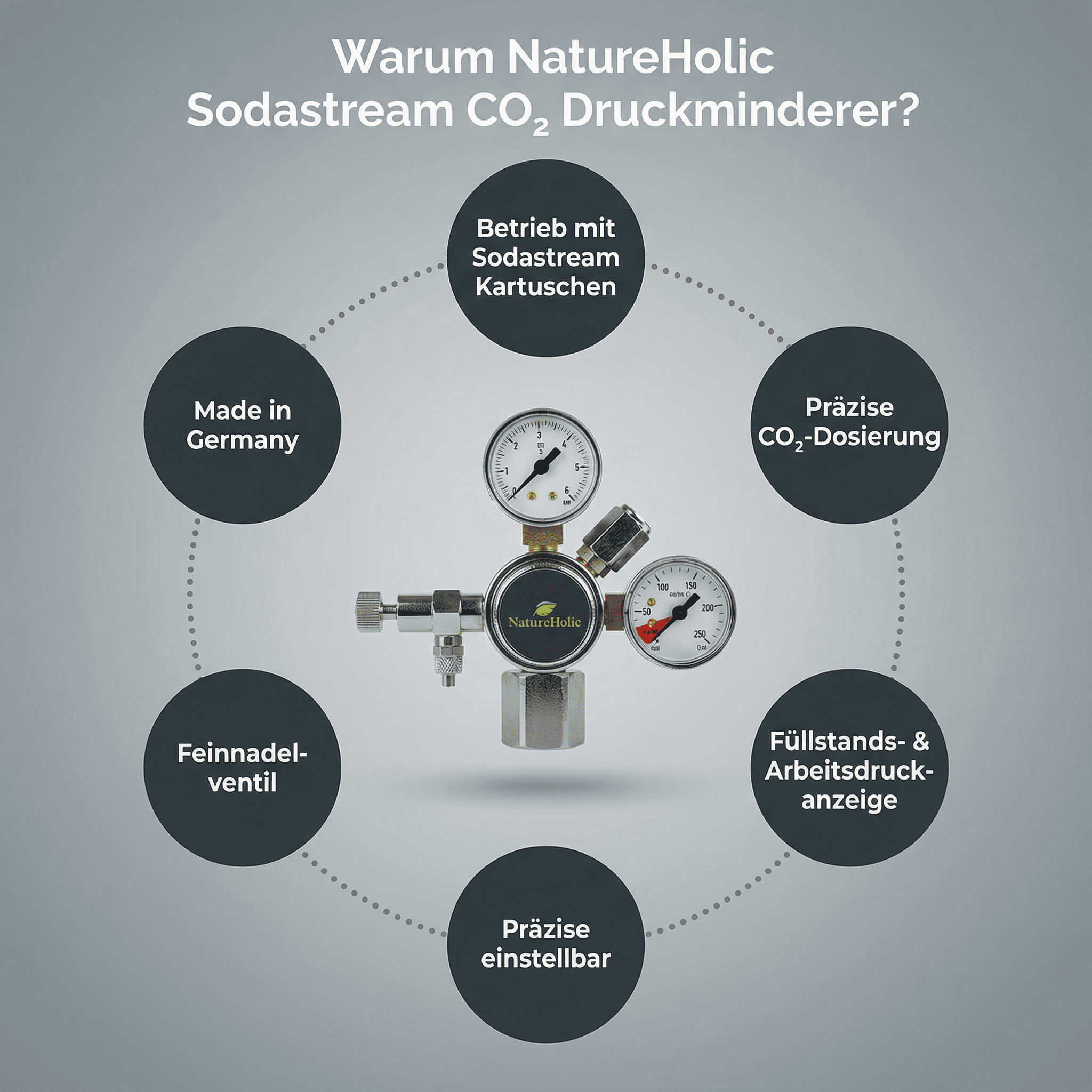 Sodastream CO2 Druckminderer