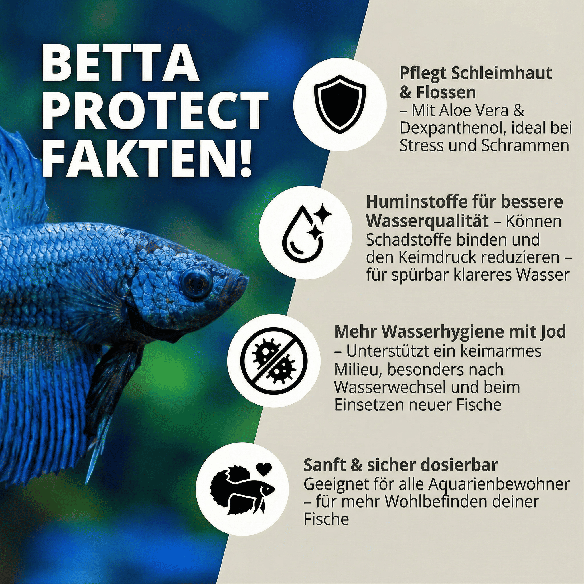 NatureHolic - Betta Protect - 125ml - Wasseraufbereiter für Kampffische