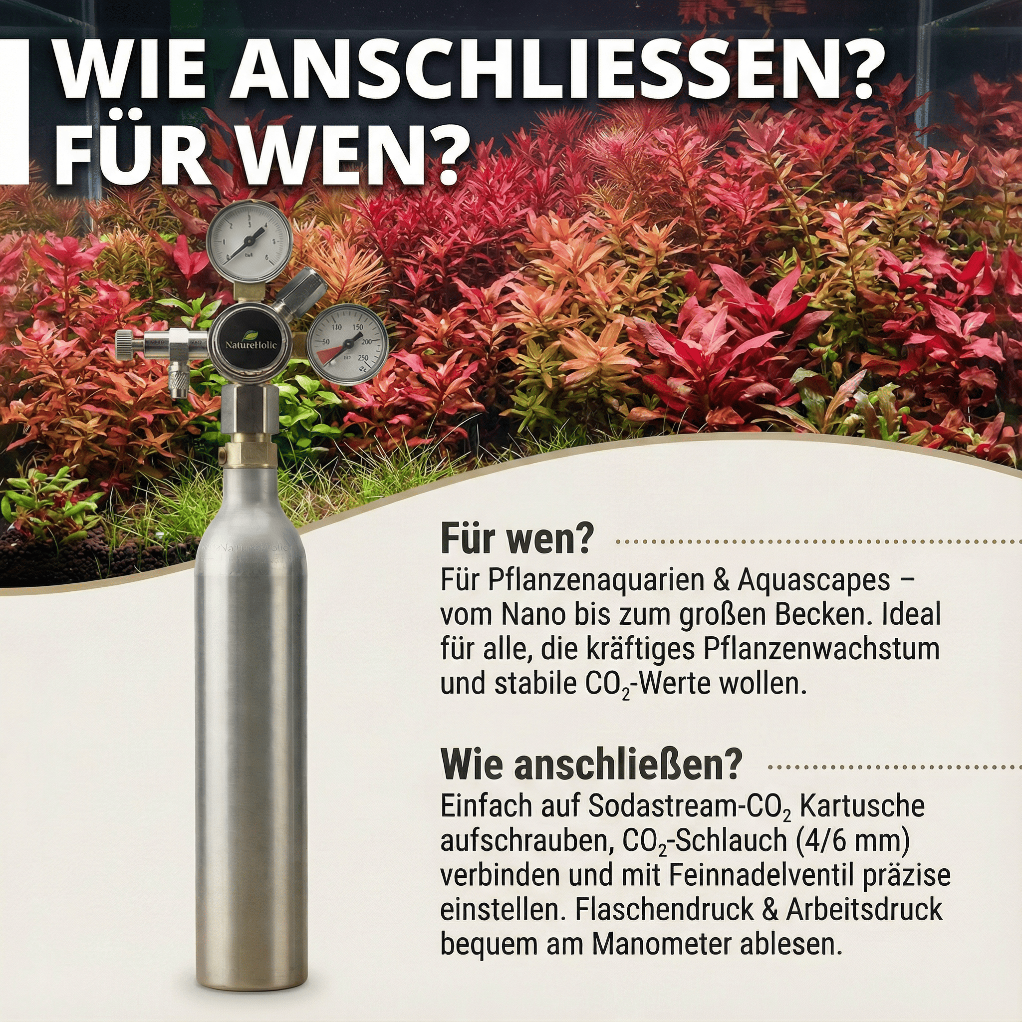 Sodastream CO2 Druckminderer