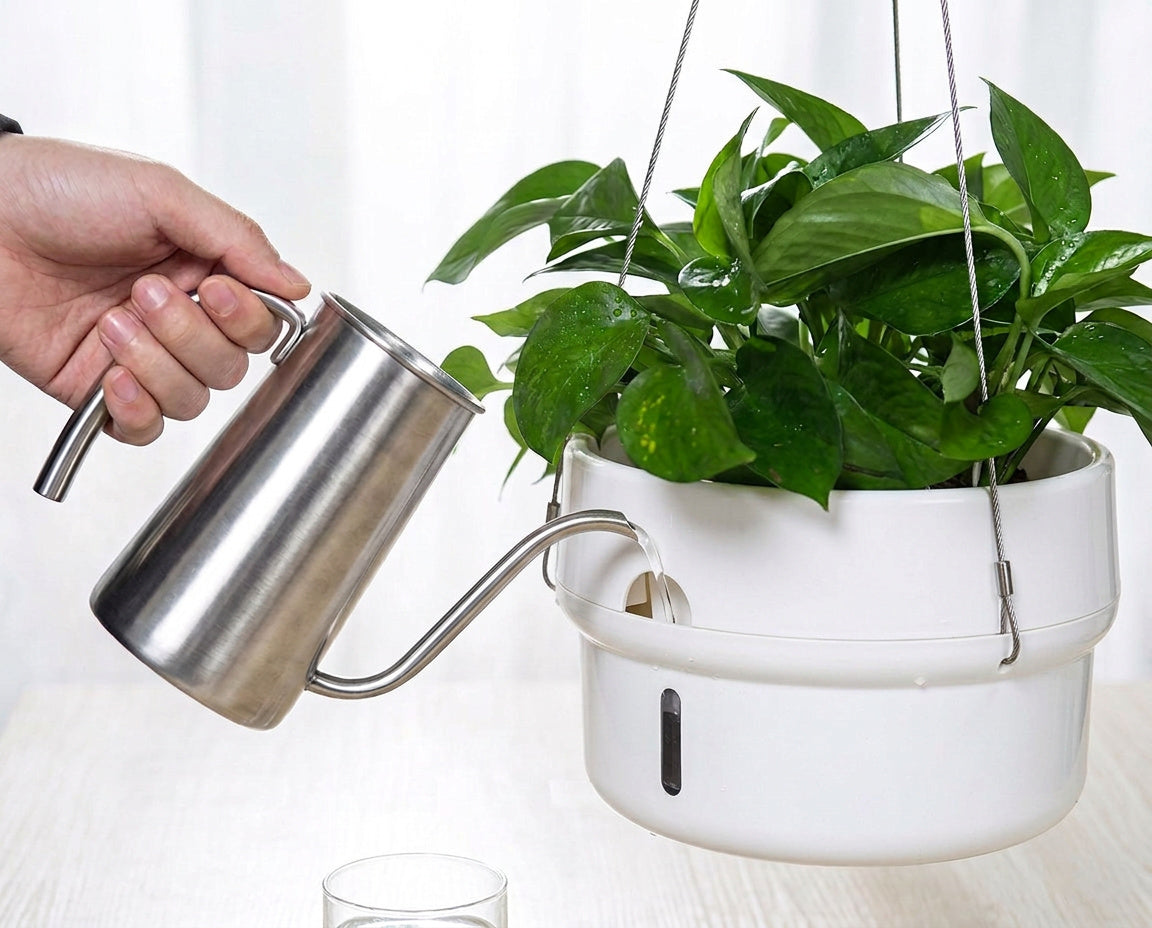 NatureHolic - Hanging JunglePot - selbstbewässernder Hängetopf 21 cm