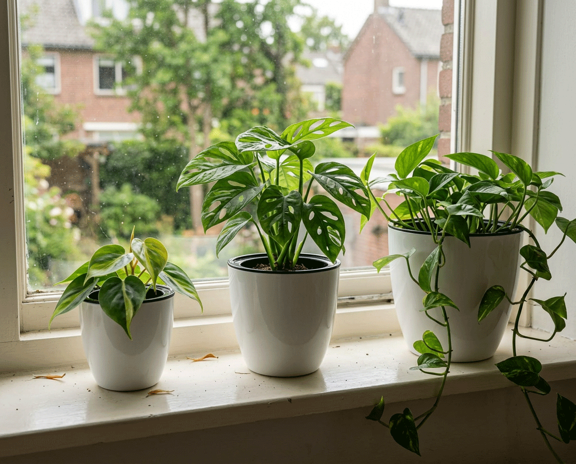NatureHolic - WhitePot - Selbstbewässernder Topf für Zimmerpflanzen