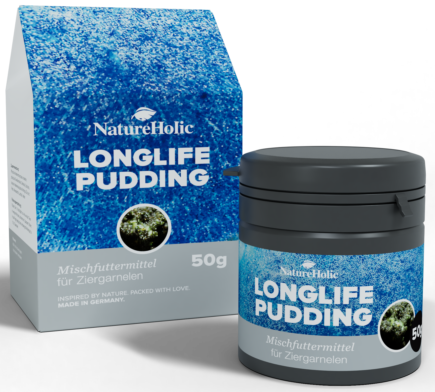 NatureHolic - Longlife Pudding Garnelenfutter - 50ml