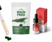NatureHolic Garnelenfutter - Mainfeed + Color Drops - für den extra Colorboost