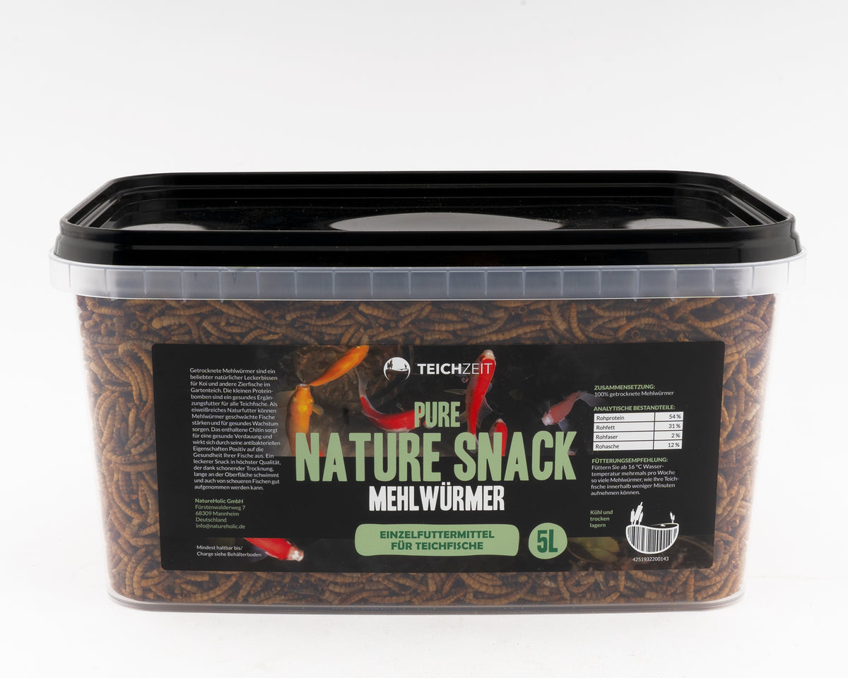 Teichzeit Pure Nature Snacks - Mehlwürmer
