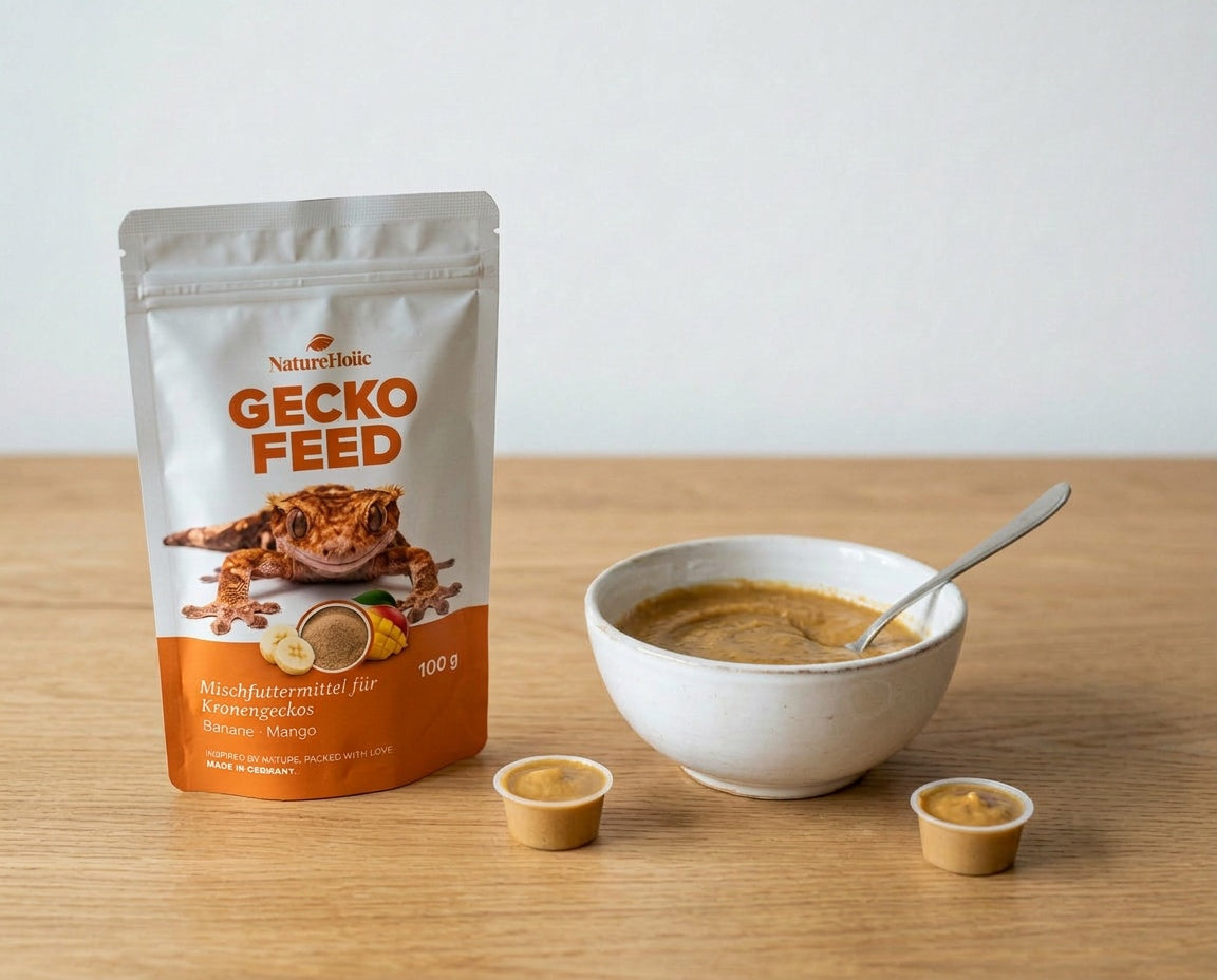 NatureHolic - GeckoFeed 100 g - Instant-Futterpulver für Kronengeckos